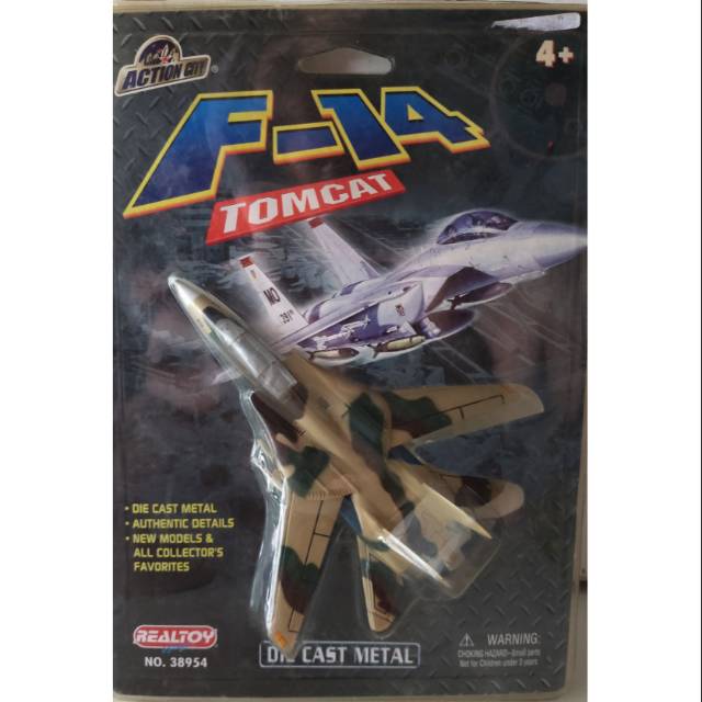 DIE CAST PESAWAT TEMPUR F-14 TOMCAT