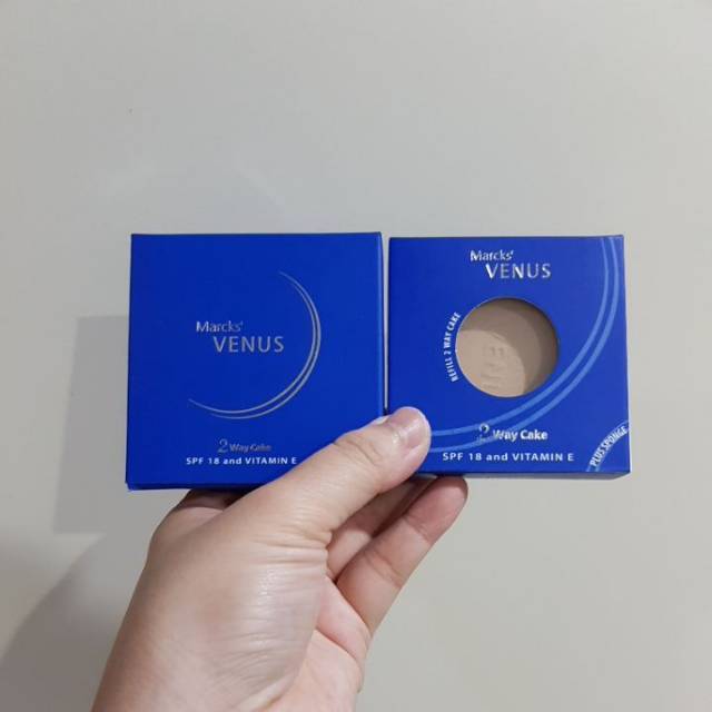 Marcks venus two way cake compact powder bedak padat 12g