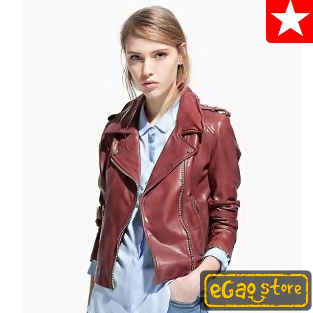 Jaket Wanita Summer Style Brown Edition Semi Kulit