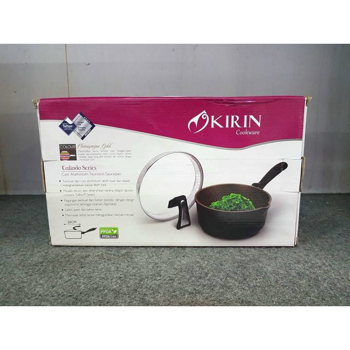 Panci Sauce Pan Teflon Kirin 20 Cm