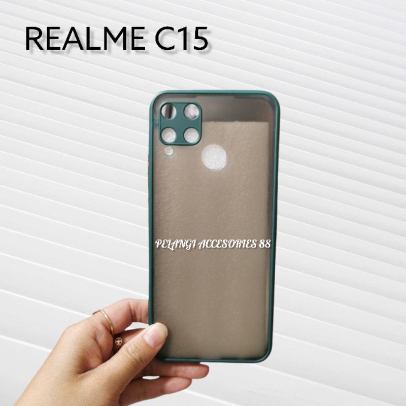 CASE REALME C15 SOFTCASE CASE DOVE CASE FULL COLOUR