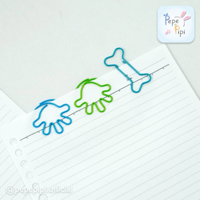 1 buah Paper Clip Bentuk Lucu Warna Warni Random Klip Kertas Peper