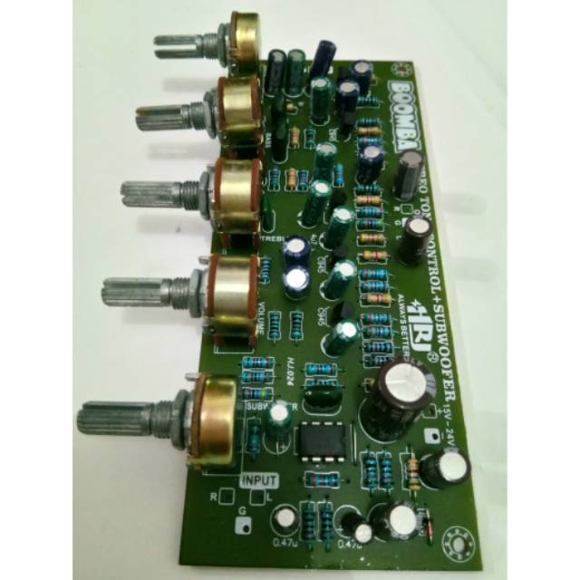 Tone control stereo/mic