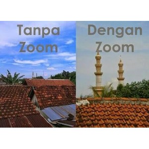 Tripod Lensa UNIVERSAL Telescope Zoom 8x + holder + Mini tripod Penyangga HP Handphone