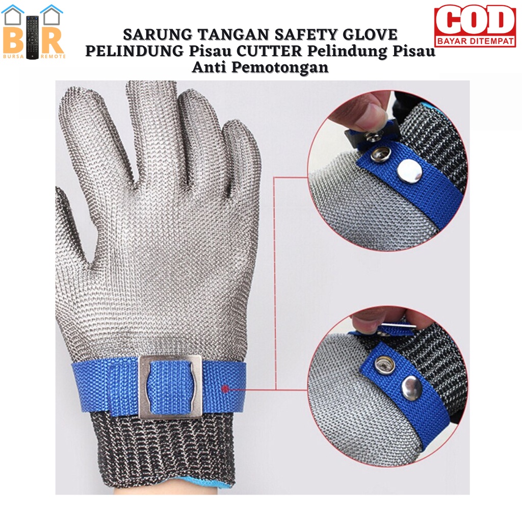 Sarung Tangan Anti Pisau Gores Benda Tajam Anti Bacok / SARUNG TANGAN SAFETY GLOVE