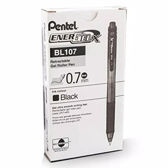 

Produk Unggulan Pen Pentel Energel-X Bl107 0,7 Mm Hitam Hot Sale