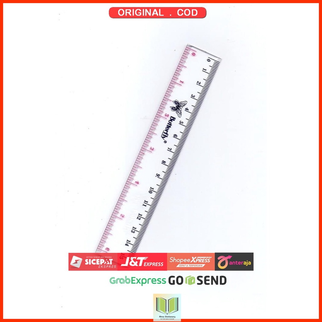 

Butterfly Penggaris BT-15 cm