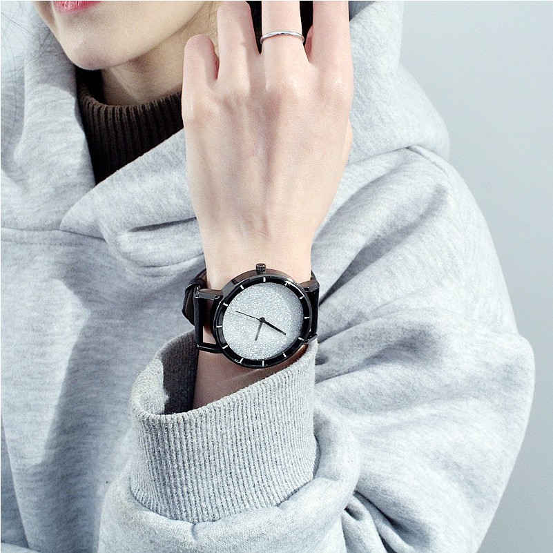 Watchyou Jam Tangan Couple Retro Casual Simple Gaya Korea untuk Wanita Star Couple Watches