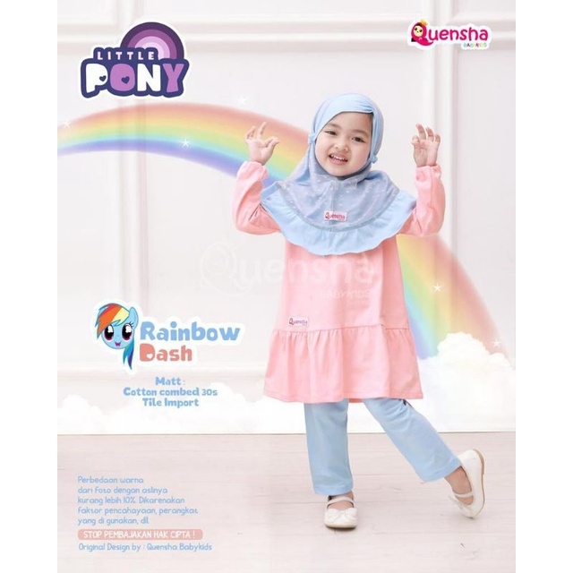 Set tunik Little pony Quensha