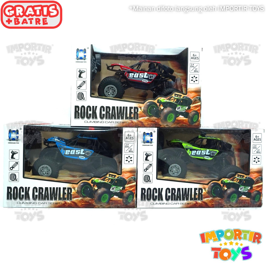 Mobil Offroad RC Car Remote Control Rock Crawler Mainan Anak