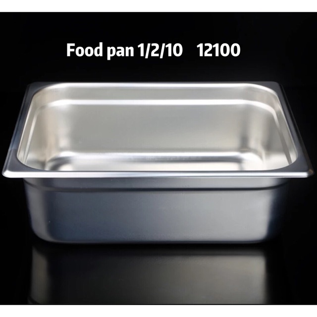 gastronom Food pan 1/2/10 ke dalam 10cm wadah penyimpan 12100 stainless