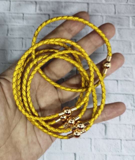 Fifi Fashion Gelang Tali Kawat Anti Air Waterproof Untuk Charm Warna BARU 12#