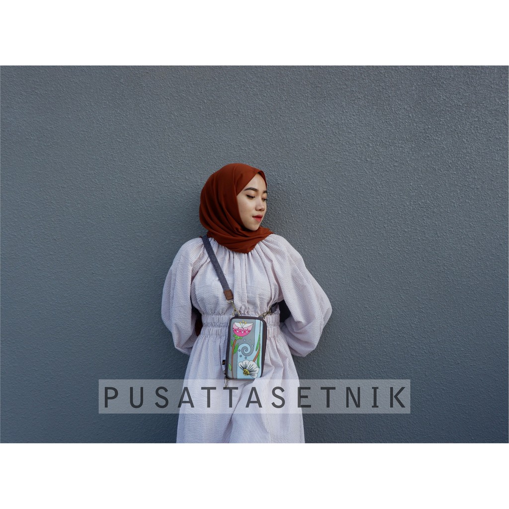 DOMPET HP WANITA SELEMPANG KOLLO ALL MOTIF ORIGINAL BERKUALITAS BY MARAWA HANDMADE PUSAT TAS ETNIK