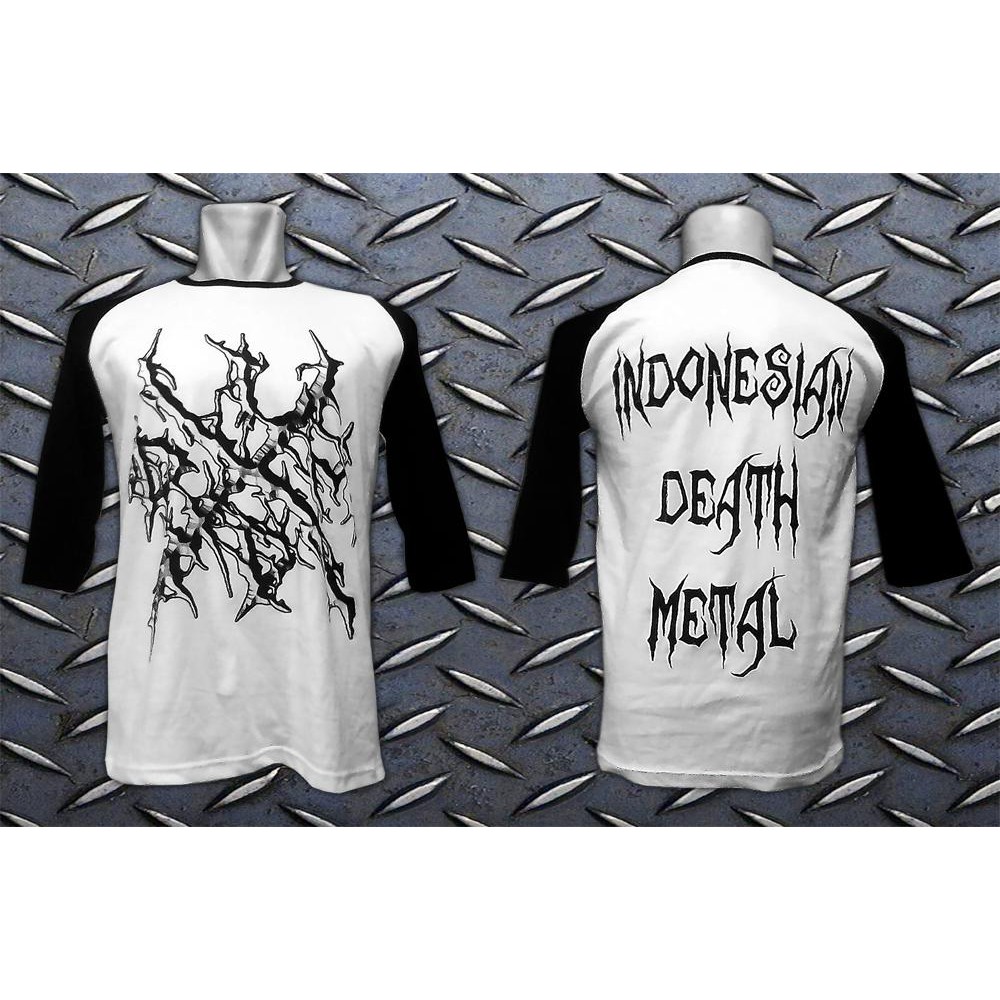 Kaos Raglan Indonesia Death Metal