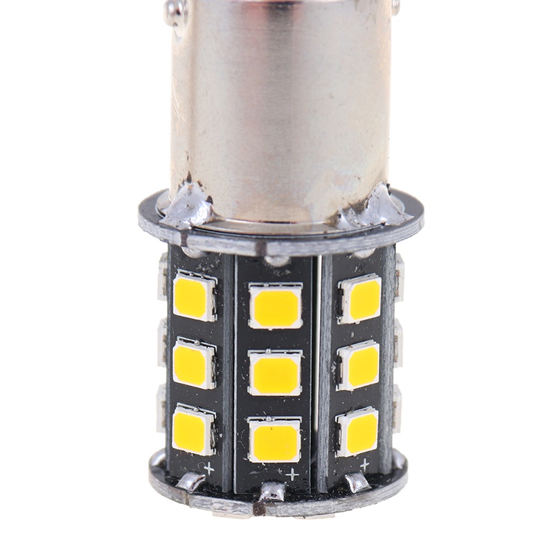 {LUCKID}2Pcs 1156 BA15S 2835 33-SMD Yellow LED Bulbs Car Turn Signal Lamp Brake Lights