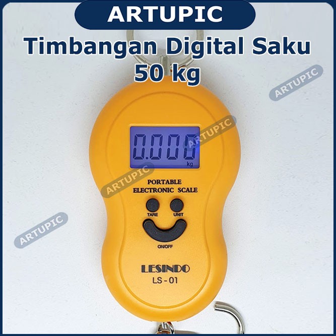 Timbangan Saku Gantung Digital Portable Electronic Scale LS01 LS-01 50 kg