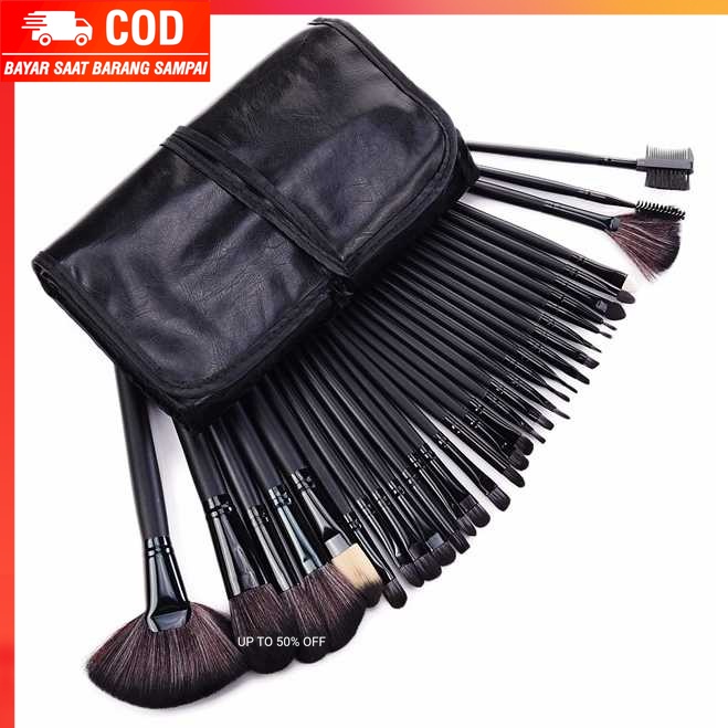 (100% BARANG ORI) Biutte.co Brush Make Up 32 Set dengan Pouch - MAG5168