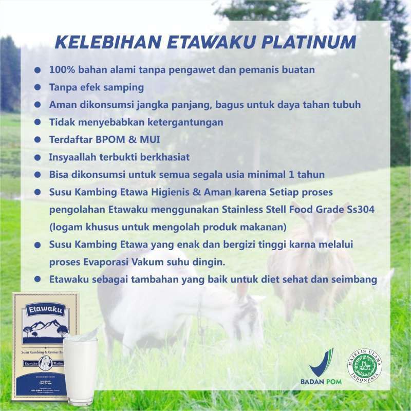 PAKET 2 BOX SUSU ETAWAKU PLATINUM - SOLUSI MASALAH PERNAFASAN