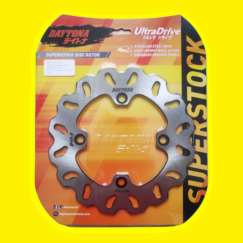 Piringan Cakram Rem Belakang PCX150 PCX 160 PCX 150 LOKAL 160 Daytona