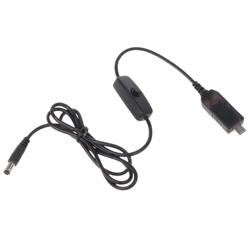 Vivi Kabel Konverter Step Up Voltase USB C 5V 12V 5.5x2.1mm Untuk Speaker BT Wireless