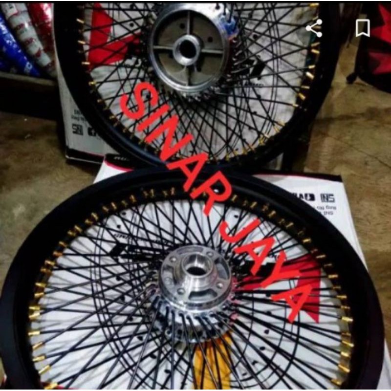velg jari seribu ring 17 sepaket velg custom benelli motobi 152 wrna req