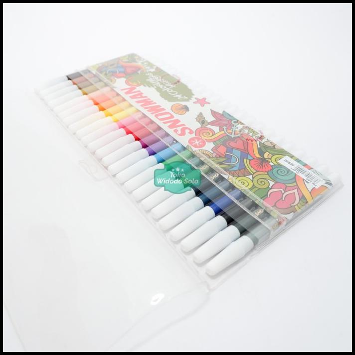 

Spidol Snowman Kecil 24 Warna Pw-24A 1 Set