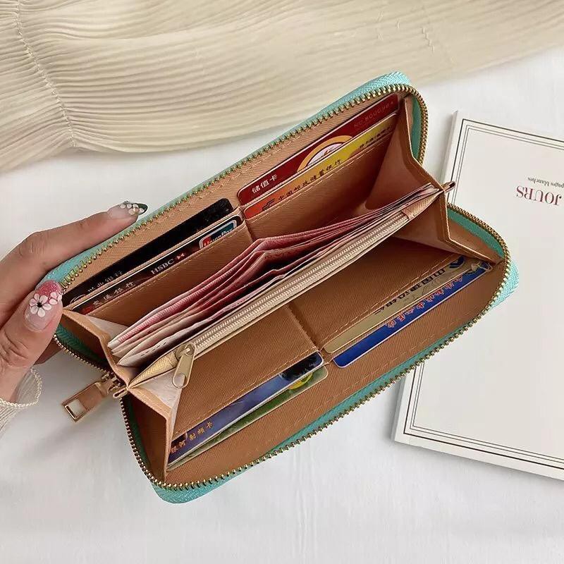 DOMPET PANJANG WANITA MOTIF BUNGA DAISY