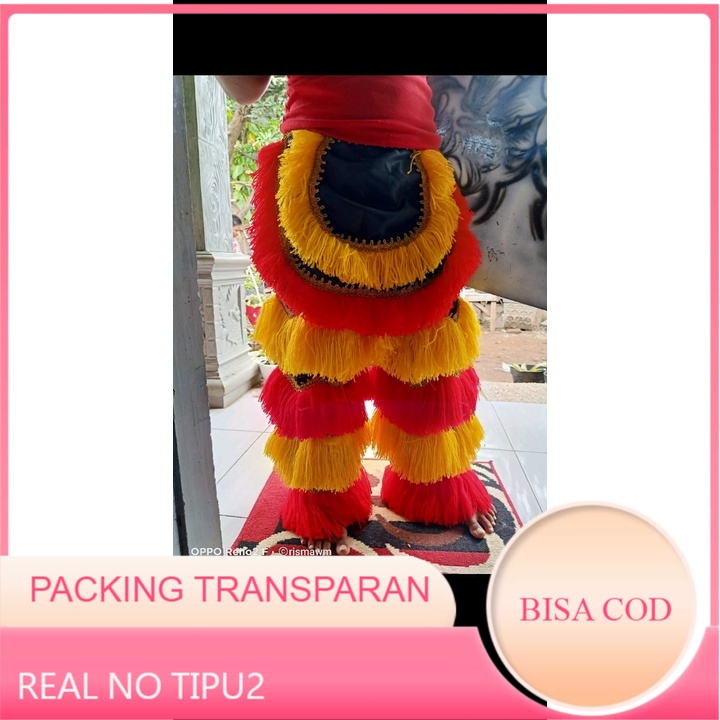 Celana Barongan Pelangi Celana Barong Celana barongan rogonan jaranan ganongan anak  SD dan 1 embong