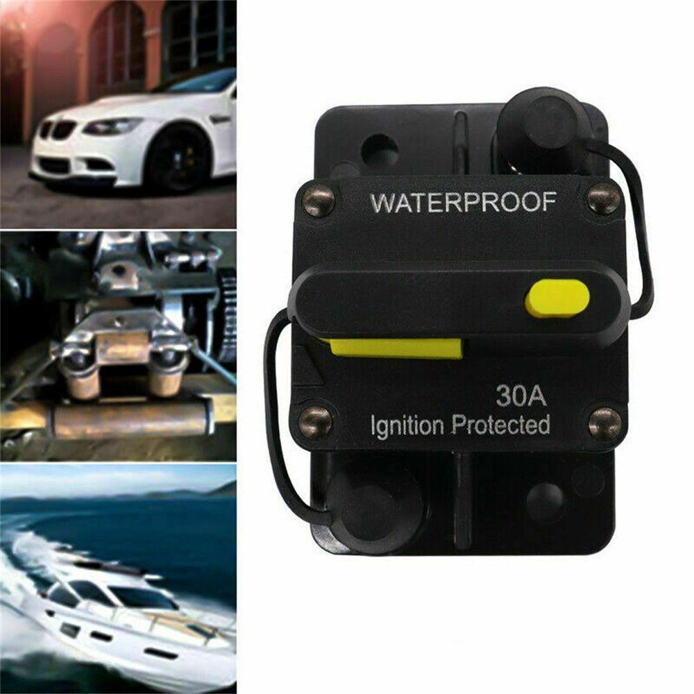 Populer Car Circuit Breaker Waterproof Pelindung Sirkuit Kursi Pengaman Perahu Mobil