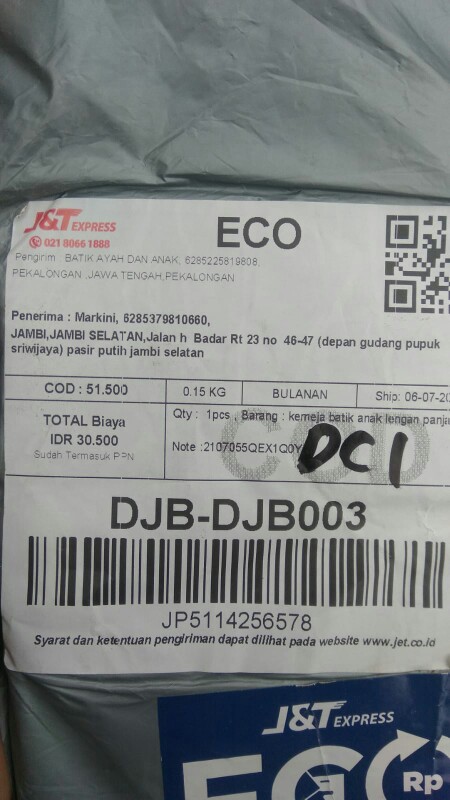 Kemeja Batik Anak Lengan Panjang