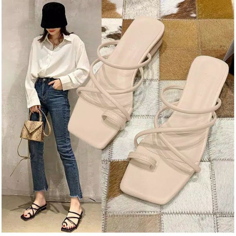 TERMURAH&quot;SANDAL WANITA HEELS IW 03