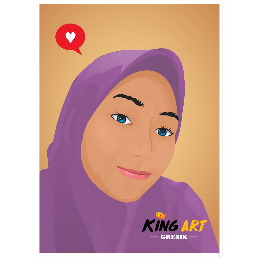 Vector Art Karikatur Unik Shopee Indonesia