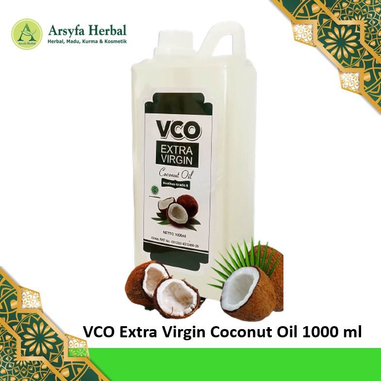 

VCO Ath Thoifah | Extra Virgin Coconut Oil 1000 ml Ath-Thoifah (Kemasan 1 liter)