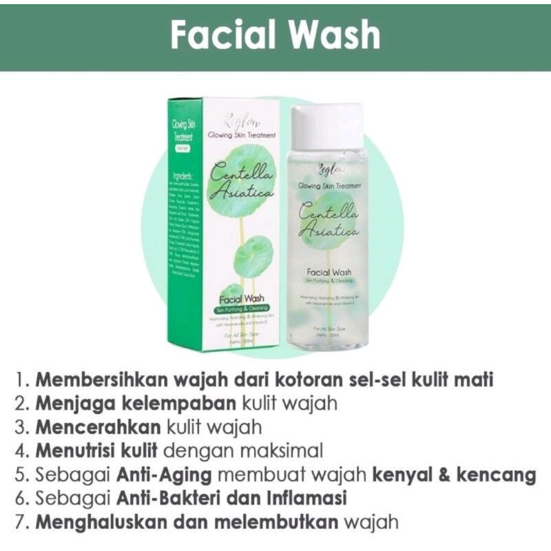 Reglow Facial Wash Sabun Gel Cuci Muka 100 ml