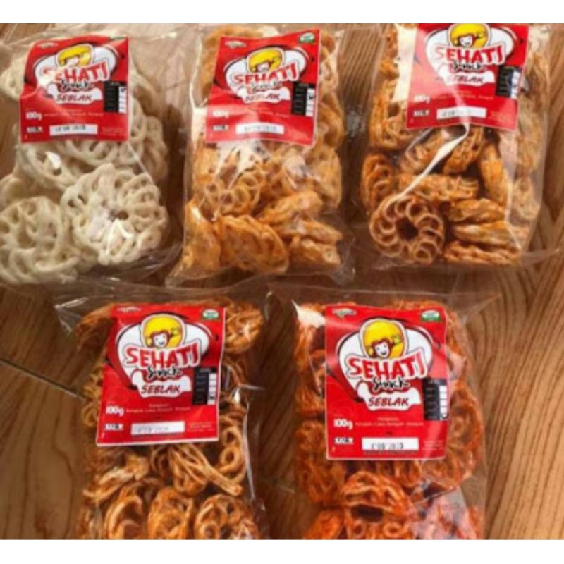 

krupuk seblak murah kemasan 100 gram