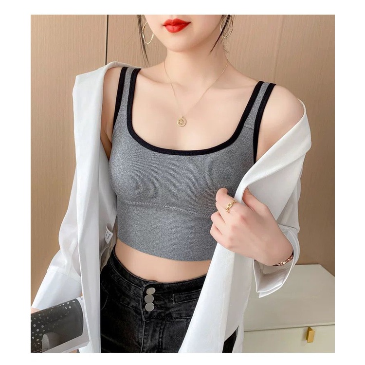 Nicebra Tanktop Bra Fashion Gym Bra Olahraga PUSH UP WANITA TANPA KAWAT IMPORT 1080