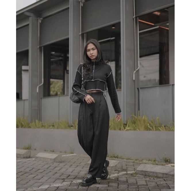 Marie Top Blouse Wanita | Oversize Wanita RIB-3