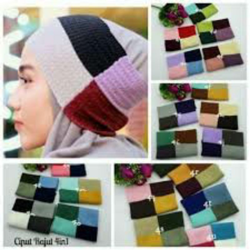 TERLARIS / TERMURAH Bandana Rajut  (4 Warna) High Quality - Anti Pusing