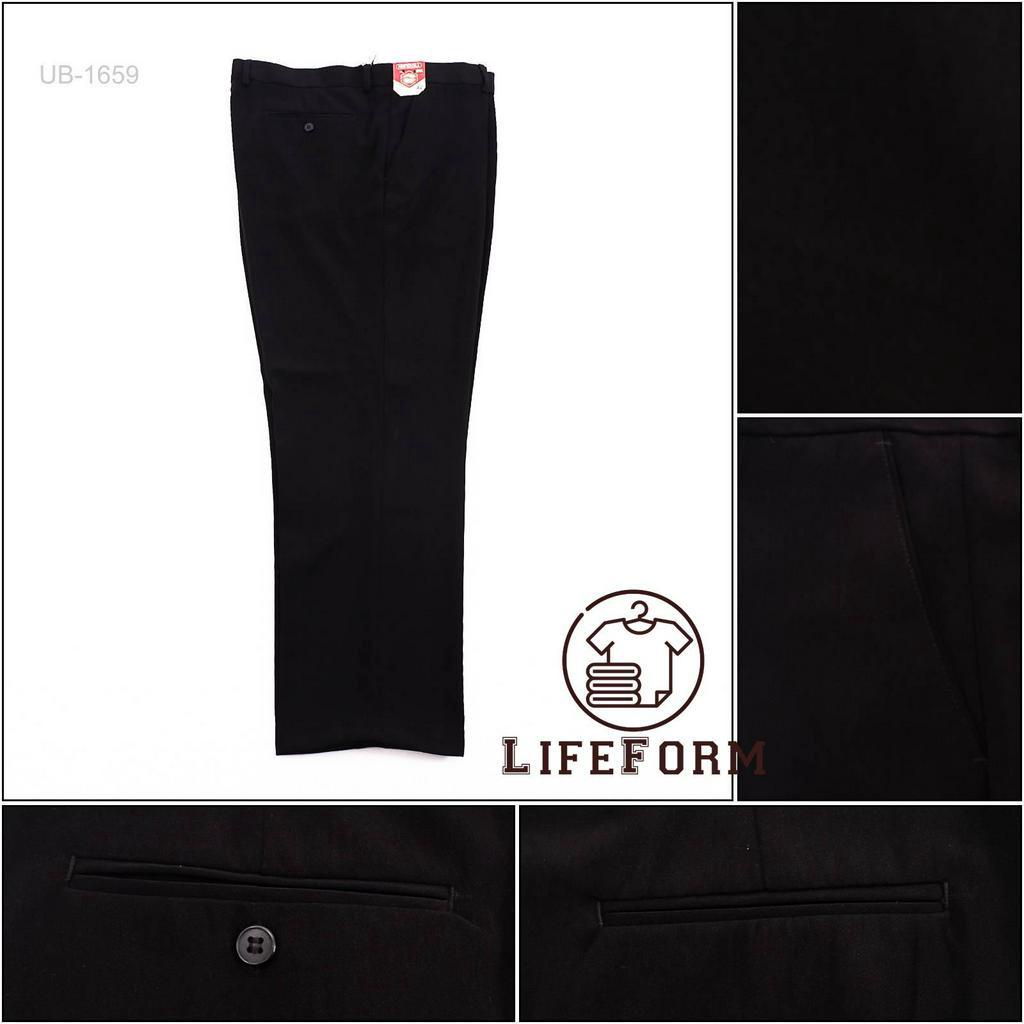 [UB1659] Celana Panjang pria Formal Hitam Must Excell 42-44