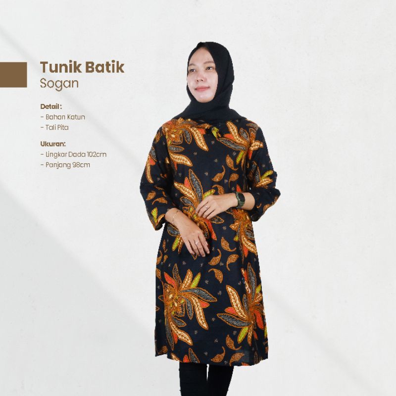 Tunik Batik Sogan - NairaBatik