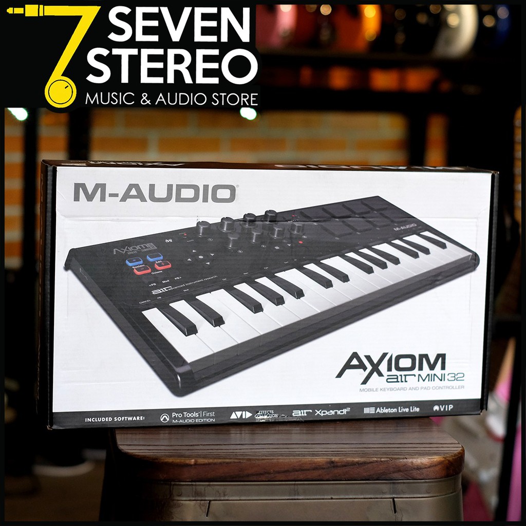 M Audio Axiom AIR Mini 32 | Premium 32-Key USB MIDI Keyboard Controller