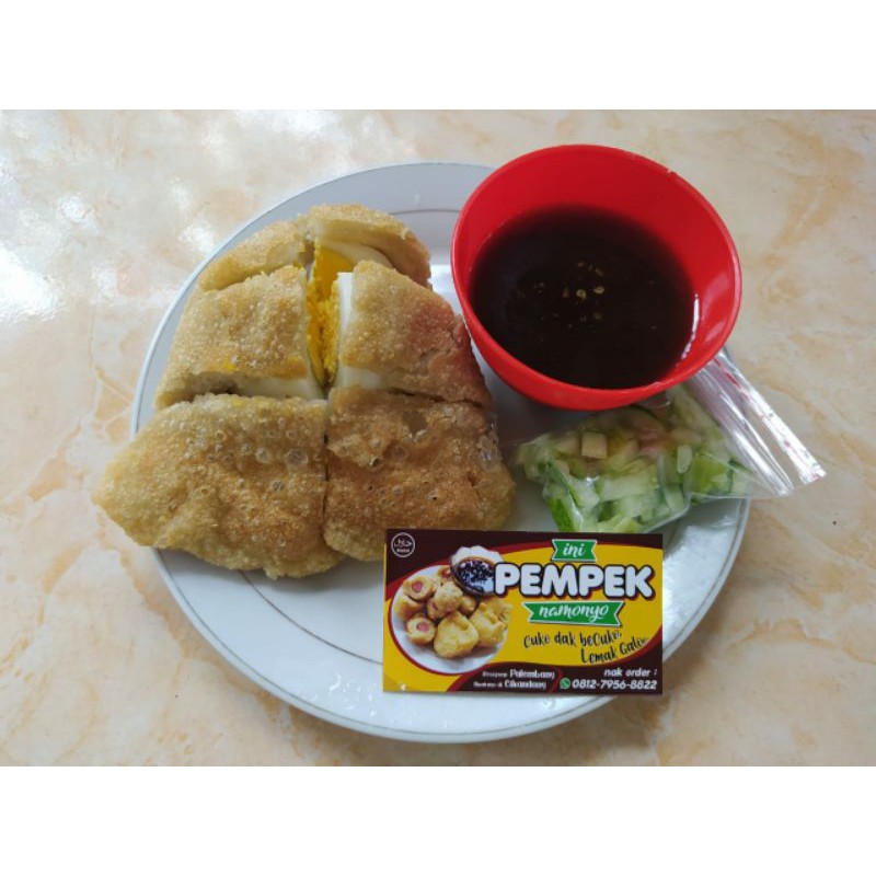 

pempek palembang, paket isi 4 porsi