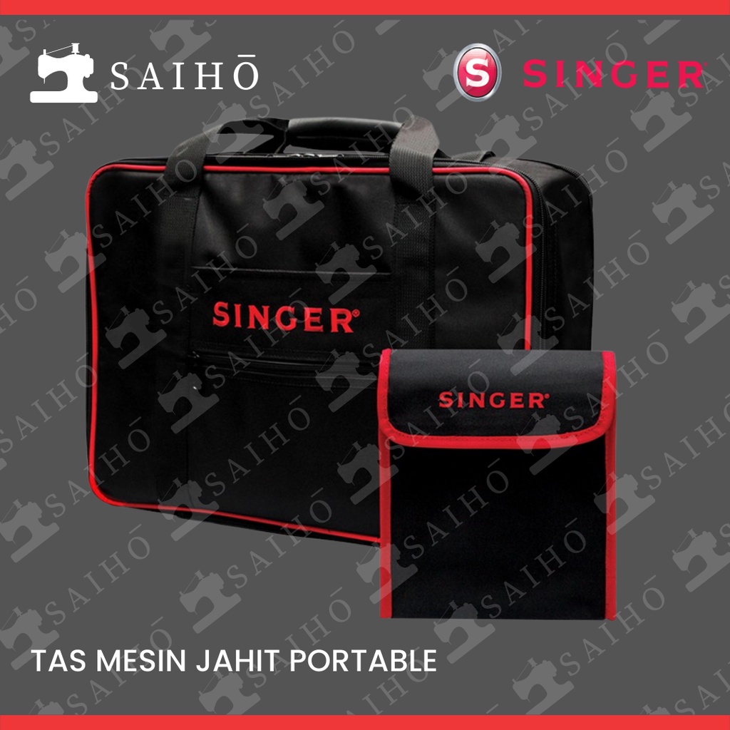 SINGER Tas Mesin Jahit Portable Hitam Sewing Bag