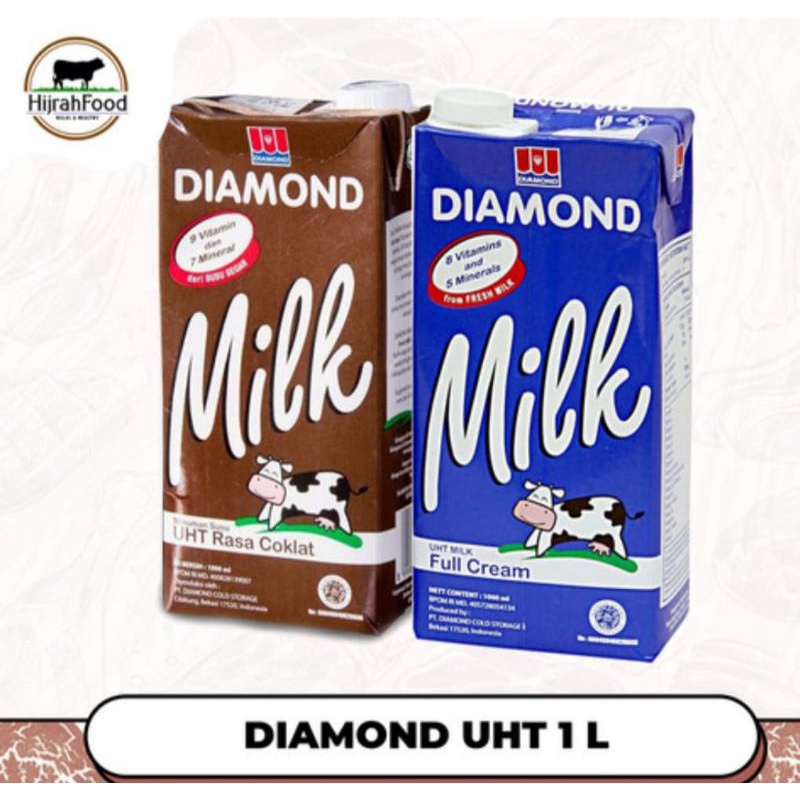 

DIAMOND MILK Full Cream Kemasan 1000 Ml