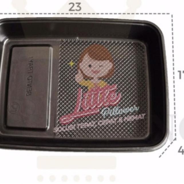 ♡ (ISI 50pcs - BENTO TANPA SEKAT) Tray Mika Bento Tanpa Sekat/Box Bento/Mika Lunch Box/Mika Bento ➫