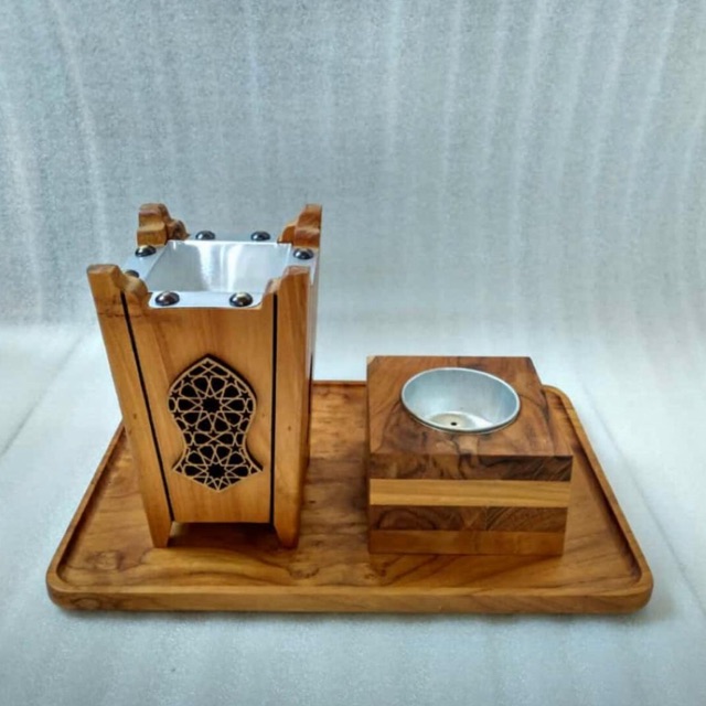 Tempat pembakaran Dupa /mabkhur/prapen kayu jati/ tempat pembakaran bukhur / prapen murah / mabkhara