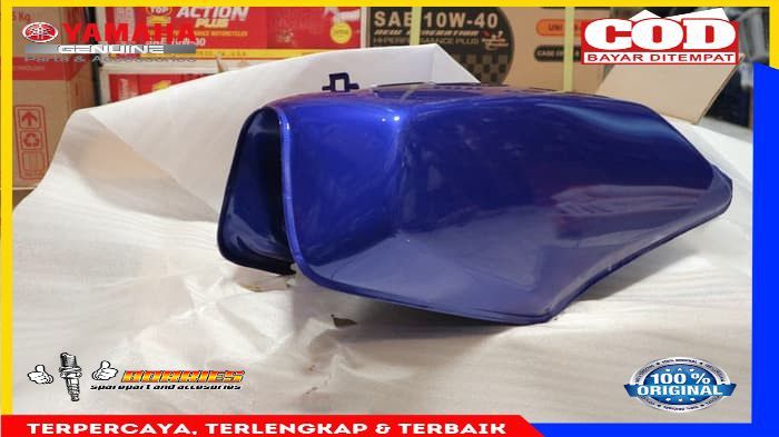 TANGKI BENSIN RX KING BIRU POLOS 29N-F4110-00-P2 ORI YAMAHA