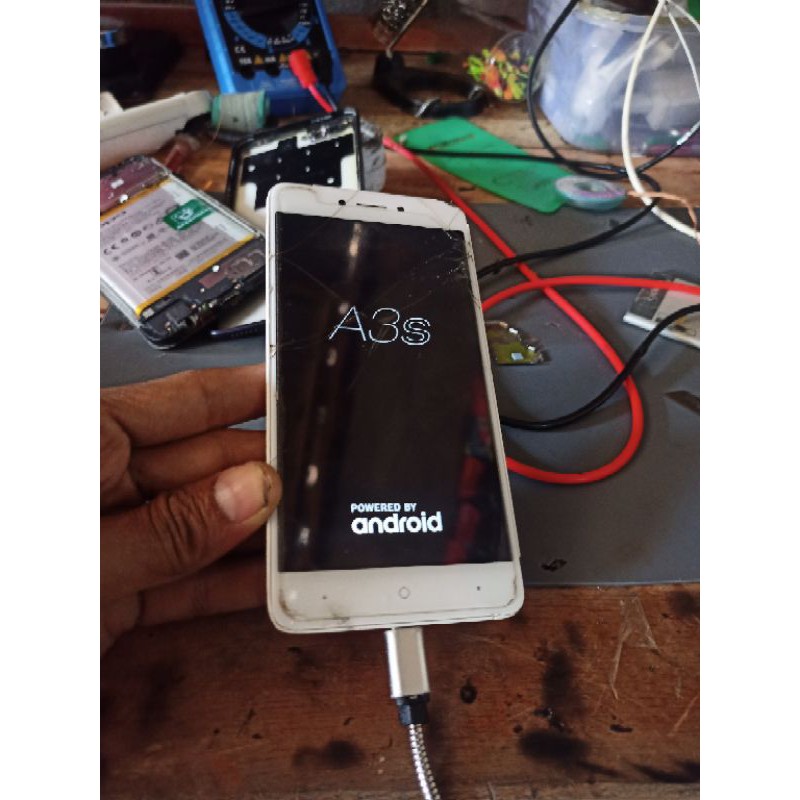 lcd a3s china mobile normal bersih ori