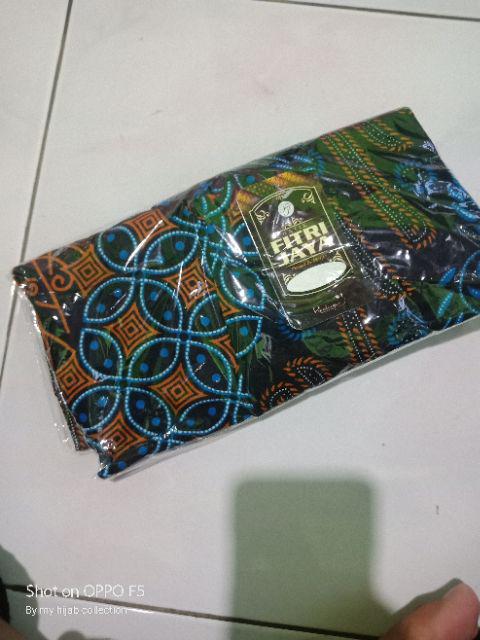 Batik Couple Batik Keluarga Ibu Ayah Dan Anak Maura Couple Sania Ruffle Modern ( Seno Biru )