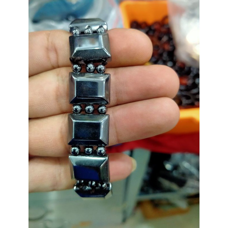 Gelang batu mutiara hitam kesehatan pria wanita MAGNETIC ORIGINAL G6